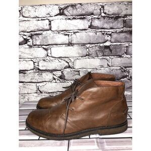 Polo Ralph Lauren Marlow Brown Leather Chukka Lace Up Boots Men’s Sz 10D US/44EU